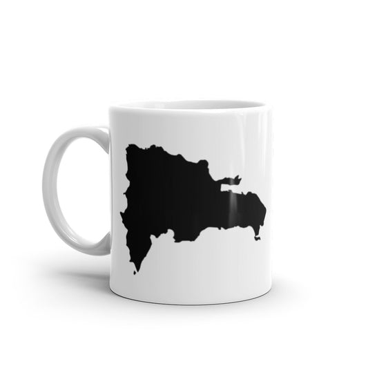 White glossy mug - DR Map